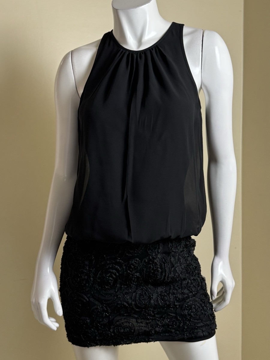 knee length dresses for ladies Aidan Mattox Beaded Halter Mini Dress main image 1