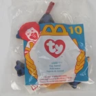TY McDonald's Teenie Beanie Baby: Lizz the Lizard #10  New Vintage 1996
