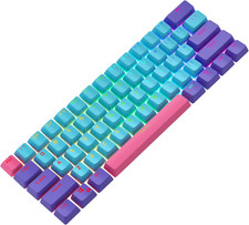 Backlit PBT Keycaps for 0 Percent Gaming Keyboad 104-Key Caps Set TKL OEM Profil