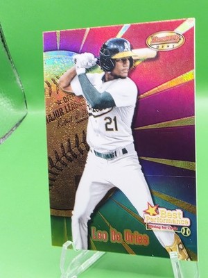 2025 Bowman's Best - Best Performances Leo De Vries #BP-14 (RC
