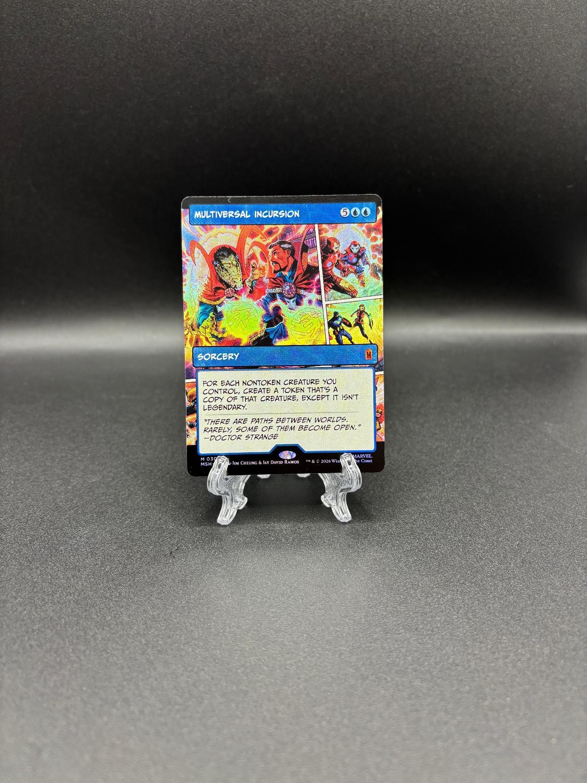 Multiversal Incursion (Borderless) Marvel Super Heroes 300 Foil NM/M MTG