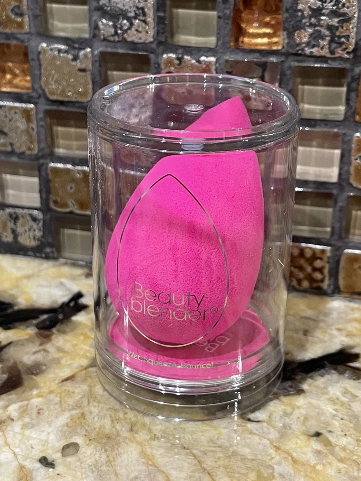 Paquete de 2 esponjas de maquillaje The Original BEAUTY BLENDER - tamaño completo - NUEVO - ROSA Foto 4 de 4