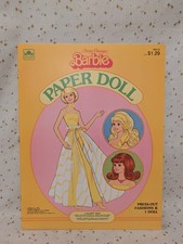 WHITMAN BARBIE PRETTY CHANGES PAPER DOLLS VINTAGE UNCUT 1981