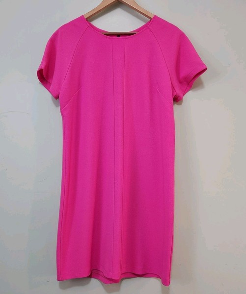 Glassons Dress Womens Size 14 Hot Pink Bodycon Shift Party Mini Birthday Girly 