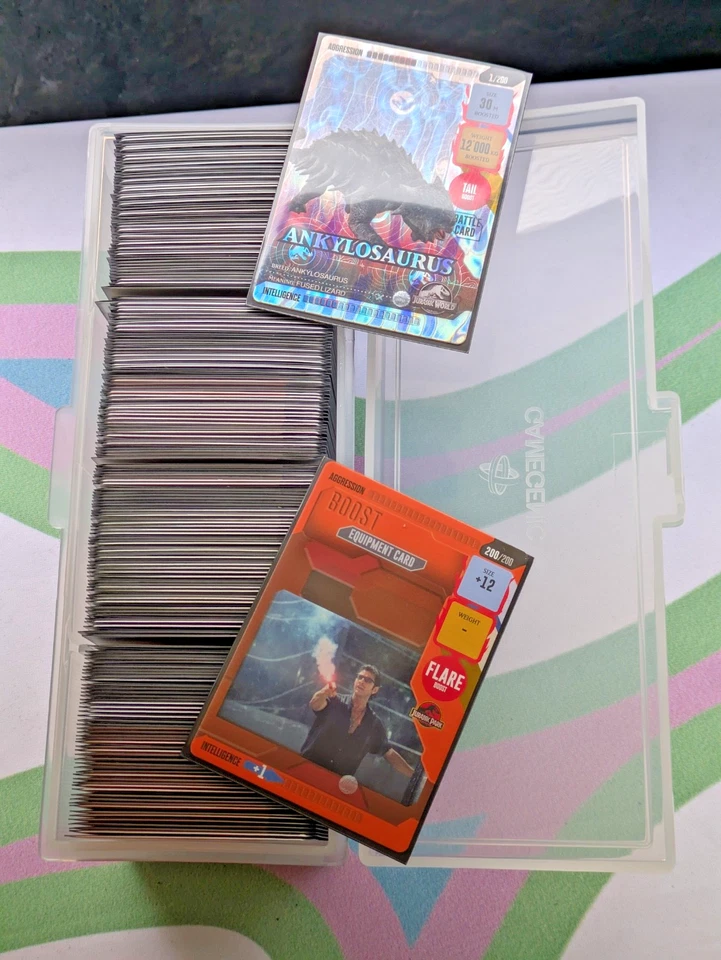 Boite complète Collection 1 à 200 Cartes ROAR Panini Jurassic World / Park - Photo 1/4