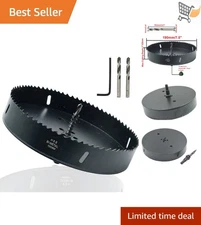 7.5-inch Bi-metal Hole Saw for Wood Plastic Fiberboard High-Speed Drilling