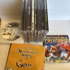 Lot of 11 PC CD  DVD-ROM Computer Games - Some Multi-game Sets vintage