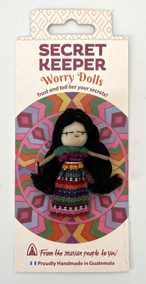 Mayan Worry Dolls ''Secret Keeper'' Handmade in Guatemala World Market NEW
