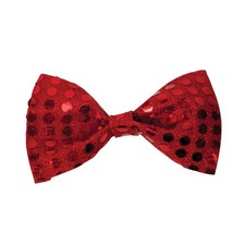 Bow Tie Sequin Red Costume Accessory