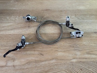Hope Tech Evo V2 Disc Bremsen Bremsenset Paar F&R - gebraucht sehr guter Zustand