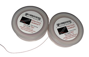 2 Spools Easy Count Guideline Red R&S Designs