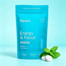 Neuro Energy Caffeine -/Mints forPREMIUMEnergy  Focus 90 Pieces 