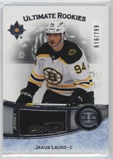 2022 Upper Deck Ultimate Collection Rookies Jersey 616/799 Jakub Lauko #136 18g5