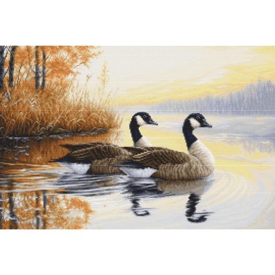 Luca-S Gobelin Stickpackung ''Herbstliche Ansicht'', Zählmuster, 27x18cm