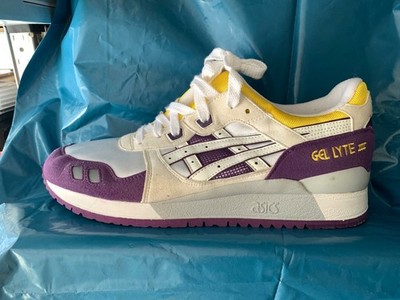 ASICS Gel-Lyte III EINZELSCHUH LINKS legendäre  Lakers -Color Gr. 43,5 Noch Neu