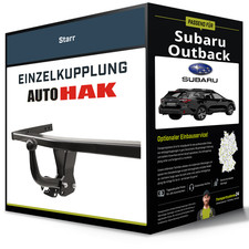 Starre Anhängerkupplung für SUBARU Outback 10.2014-jetzt Typ BS Auto Hak NEU