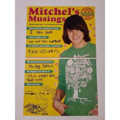 Mitchel Musso 2 Page Article/Clipping