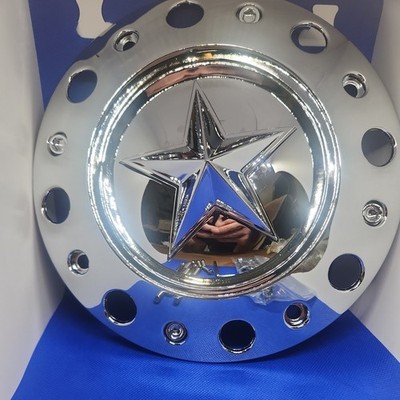  XD Series XD775 Rockstar REAR DUALLY Chrome Center Cap 16x6 17x6 Rims w/Bolts