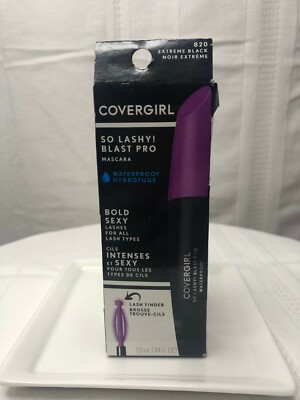 COVERGIRL So Lashy! Blast PRO Waterproof Mascara 'EXTREME BLACK #820' *SEALED*