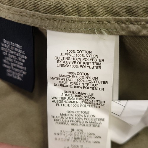 J Crew Jacket Womens Medium Green Military Boyfriend Quilted Utility Coat B2589 - Picture 10 of 16