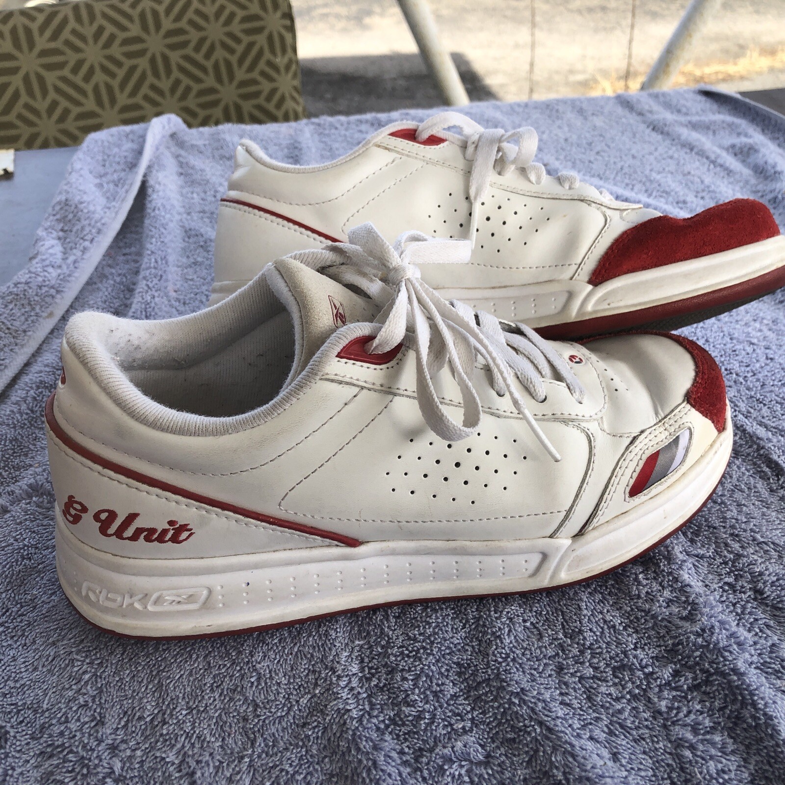 Rare RBK gunit size 5 Red White | eBay