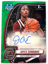 2024-25 Bowman U Chrome Joyce Edwards Prospect Auto Green Shimmer Refractor #36