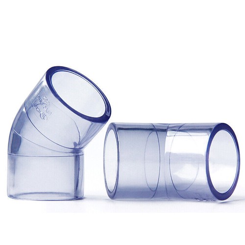 Transparency PVC Pipe Connector Water Tube Adpater Hose Fitting 20-110mm Diamter - Picture 17 of 40