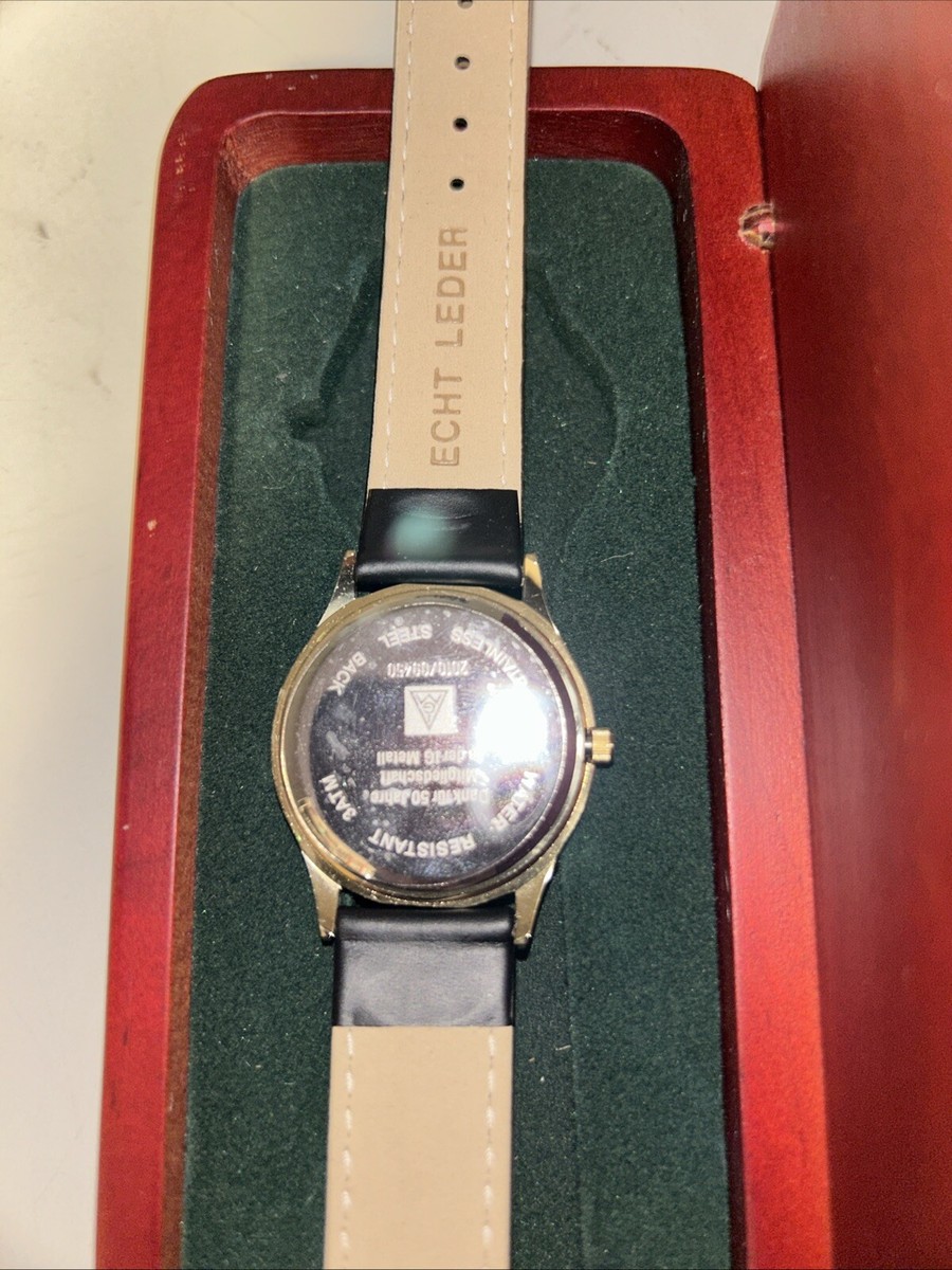 Uhr Lacher Jubiläumsuhr für 50 Jahre IG Metall Mitgliedschaft ungetragen  neu