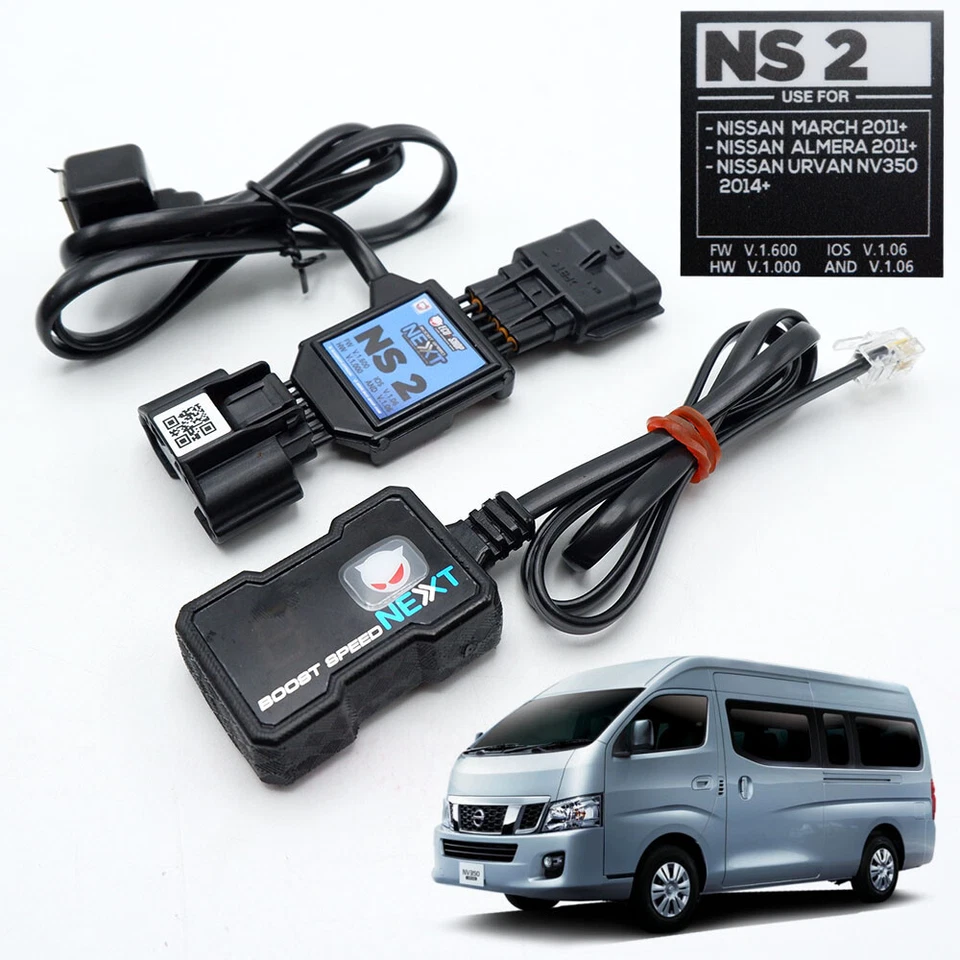Control acelerador ECU NS2 velocidad negro para Nissan March Almera Urvan '11 '19 Foto 3 de 4