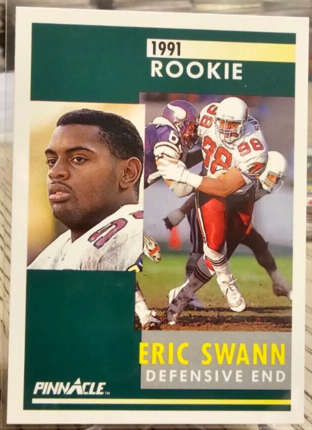 1991 Pinnacle Eric Swann RC #253 Cardinals