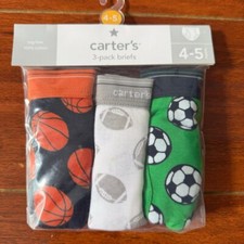 Carter s 3 pack Briefs 4-5t