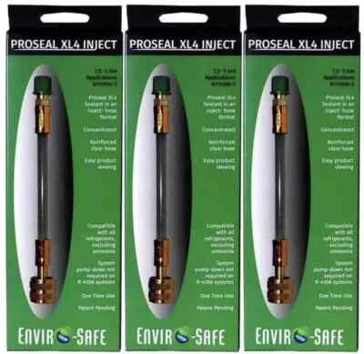 ENVIROSAFE PRO SEAL EASY SEAL Proseal XL4 Direct Inject 1.5-5 Ton Applications - 3 Pack