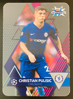 Christian Pulisic RC プリシッチ ルーキーカード　ホロ 2019-20 Topps Crystal UEFA Champions League # 48 Christian Pulisic