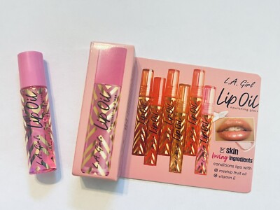 L.a. Girl Lip Oil  GLC722 Sheer Strawberry  0.067 Oz, Nourishing