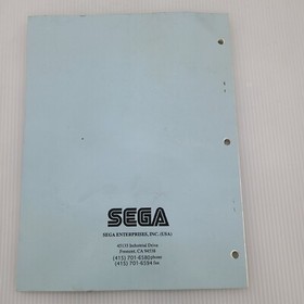 Virtua Tennis: Sega Professional Tennis arcade owner's manual
