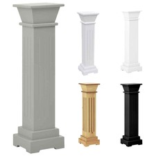 Classic Square Pillar Plant Stand Outdoor Display Shelf Multi Colours vidaXL