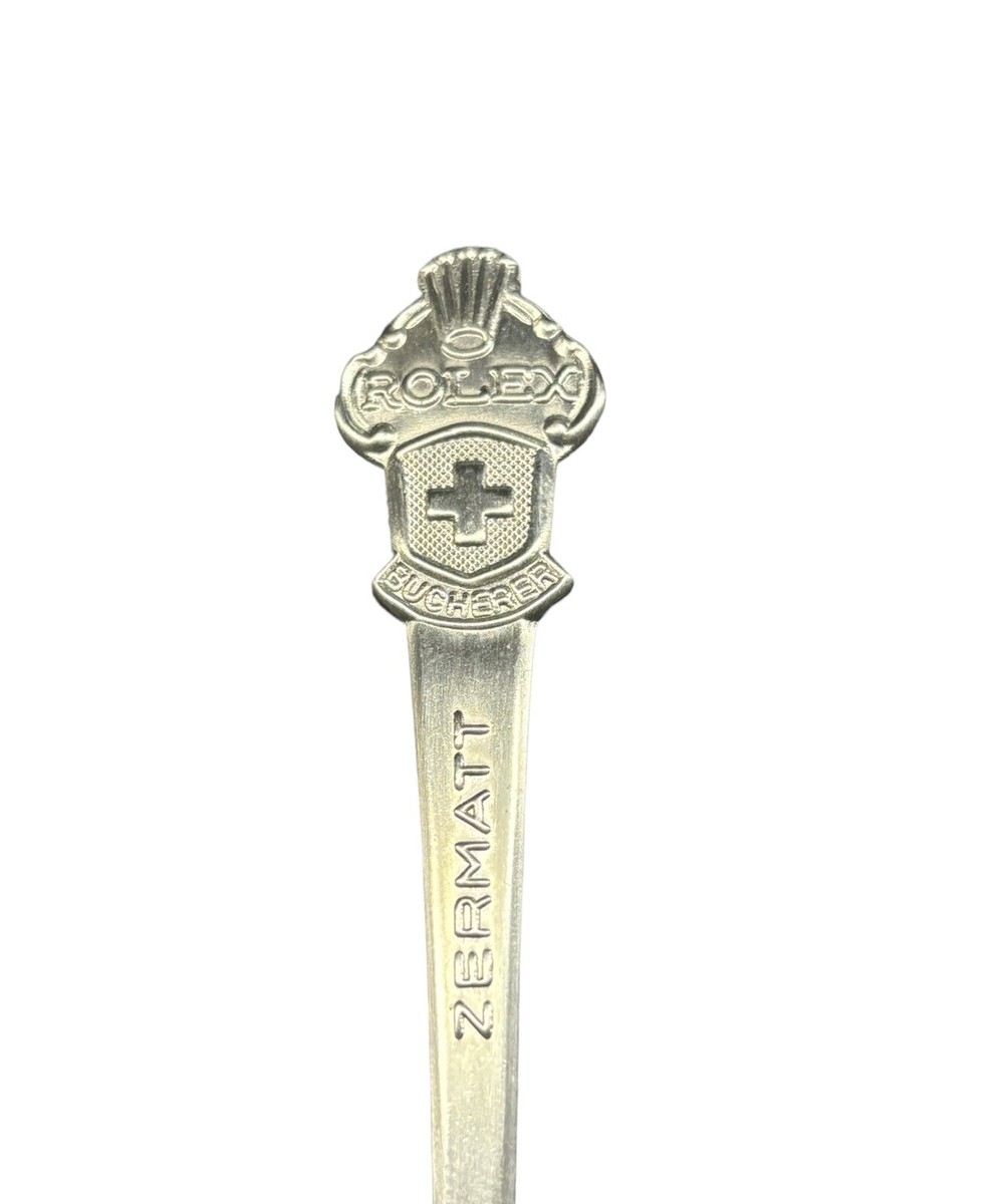 Vintage Zermatt Rolex Bucherer of Switzerland Spoon | eBay