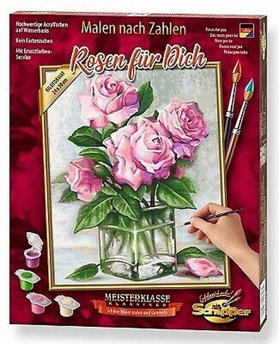 Schipper 609240828 - Painting by Numbers - Roses