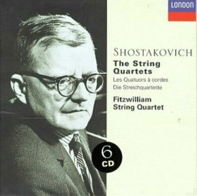 FITZWILLIAM STRING QUARTET-SHOSTAKOVICH  STREICHQUARTETTE 1-15 (GA) 6CDs Box NEU
