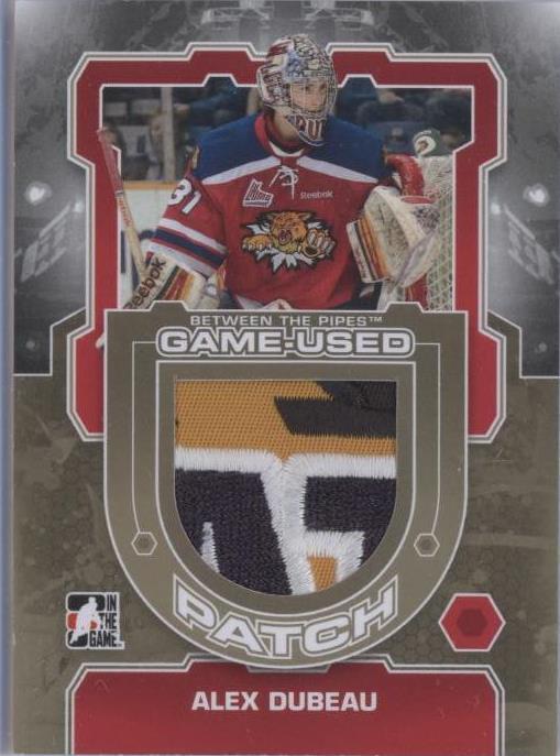2012-13 In the Game Between the Pipes - Alex Dubeau #M-19 - 1 of 1