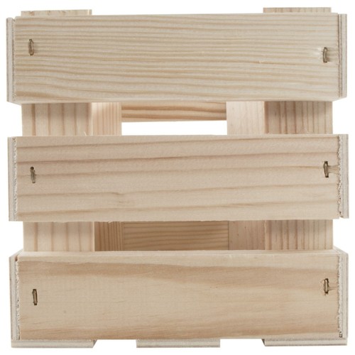 Small Rectangular Wooden Display Presentation Crate Box | 23.5 x 12 x 12 cm - Picture 5 of 10
