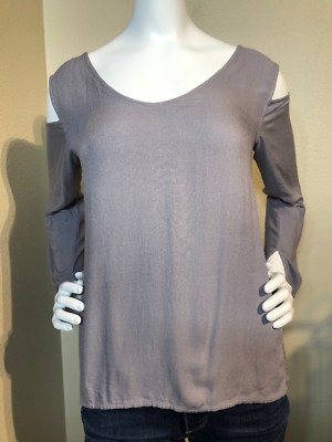 Cloth & Stone Cold Shoulder Rayon Top Size Small S