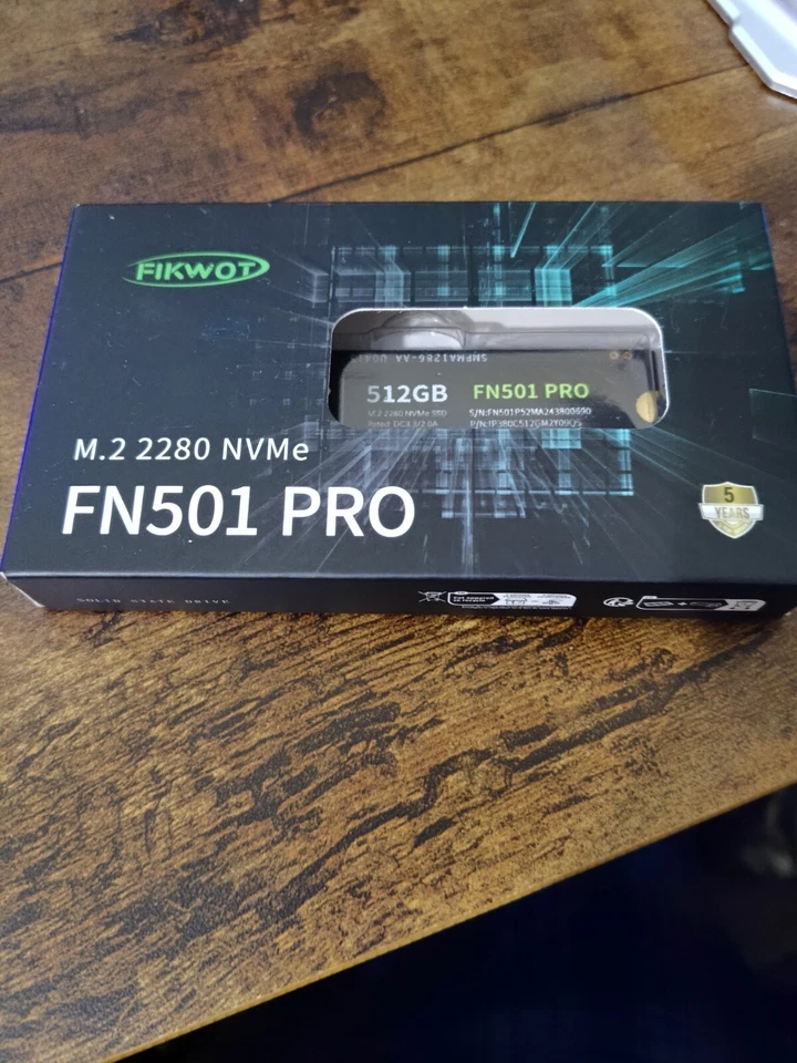 Fikwot FN501 Pro Solid State Drive 512GB - Image 3 of 3