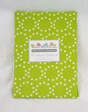 Summersault Lime Circle Dot Window Valance 44" x 15" NIP