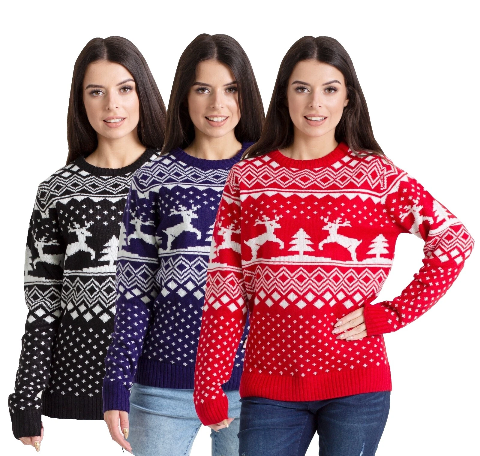 Polyester Christmas Sweaters for Women