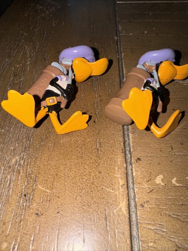 Vintage Daffy Duck PVC Figure 1989 Looney Tunes Applause Cake Golf Set of 2 - Picture 3 of 7