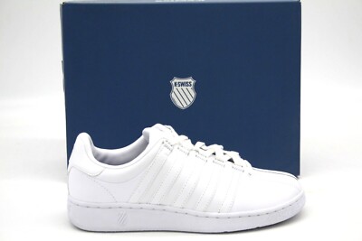 K SWISS CLASSIC VN LOW LEATHER 03343-101-M WHITE/WHITE MENS