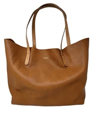 Mark & Graham Tote Leather Everyday Italian Brown Leather Large Tote Bag