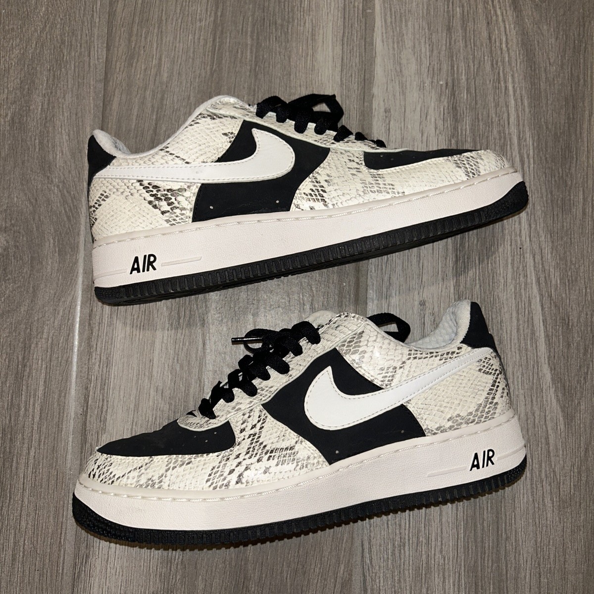 Size 9.5 - Nike Air Force 1 Premium Snake 2005 | eBay