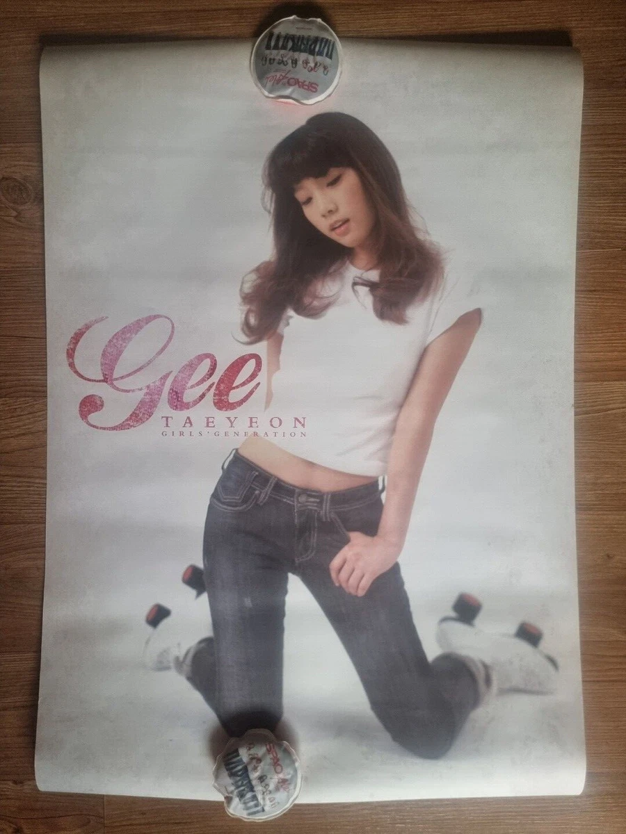 SNSD Gee Teaser Poster Full Set Limited Edition TAEYEON, YOONA | eBay